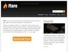 Tablet Screenshot of flarerpg.org